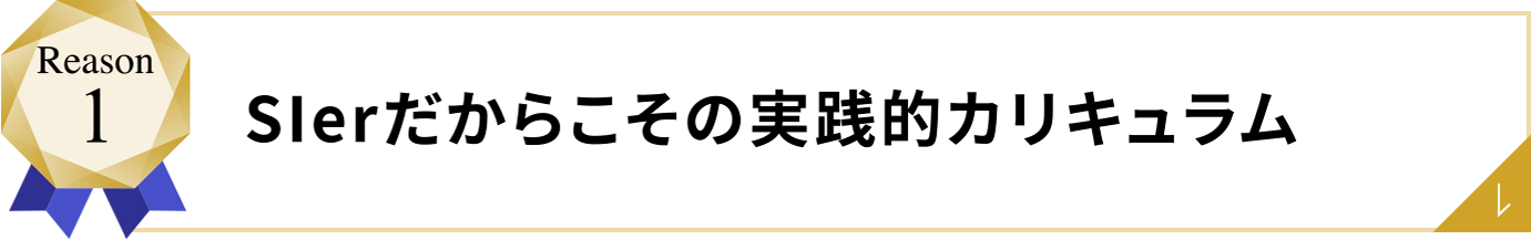Slerだからこその実践的カリキュラム